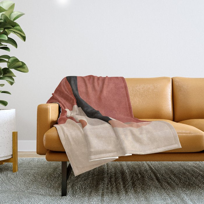 Minimalist Still Life 11 Throw Blanket Gallery Image 1