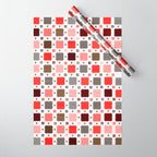 Christmas Quilt - pattern no3 Wrapping Paper Gallery Image 1