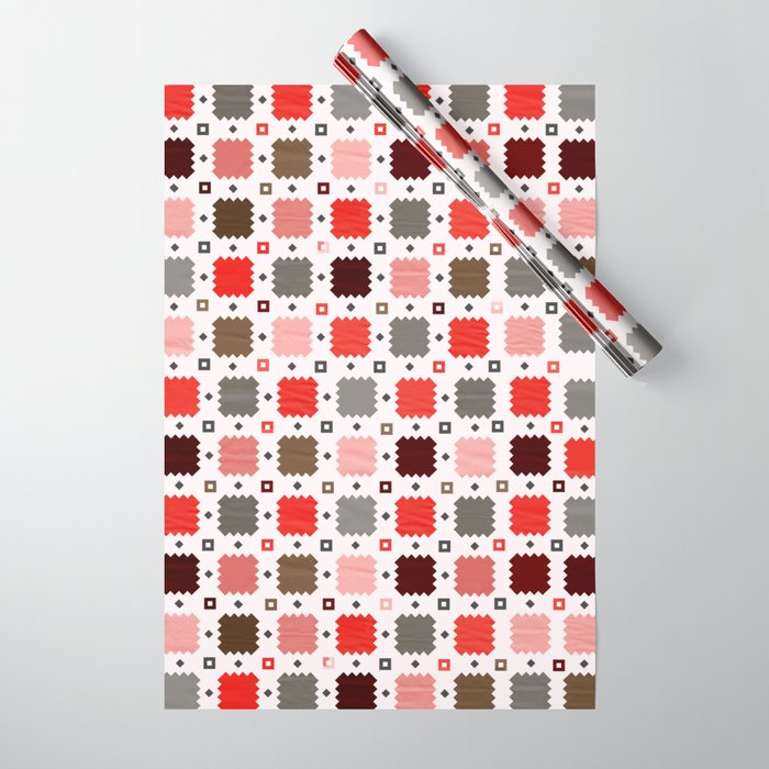 Christmas Quilt - pattern no3 Wrapping Paper Gallery Image 1