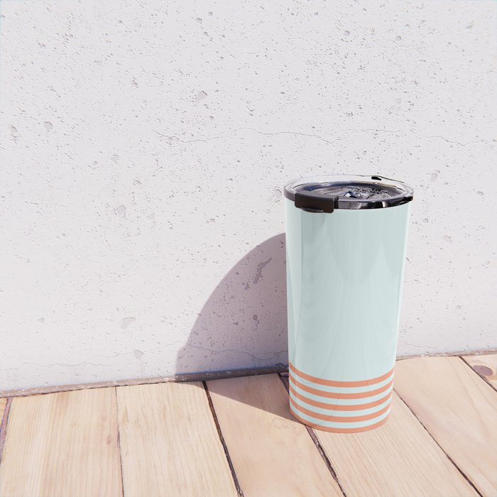 Beach Stripes Travel Mug Gallery Image 4