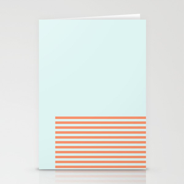 Beach Stripes Stationery Card Gallery Image 2