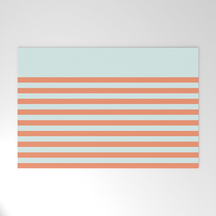 Beach Stripes Welcome Mat Gallery Image 1
