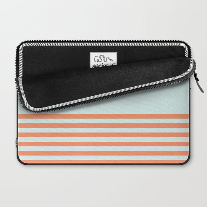 Beach Stripes Laptop Sleeve Gallery Image 2