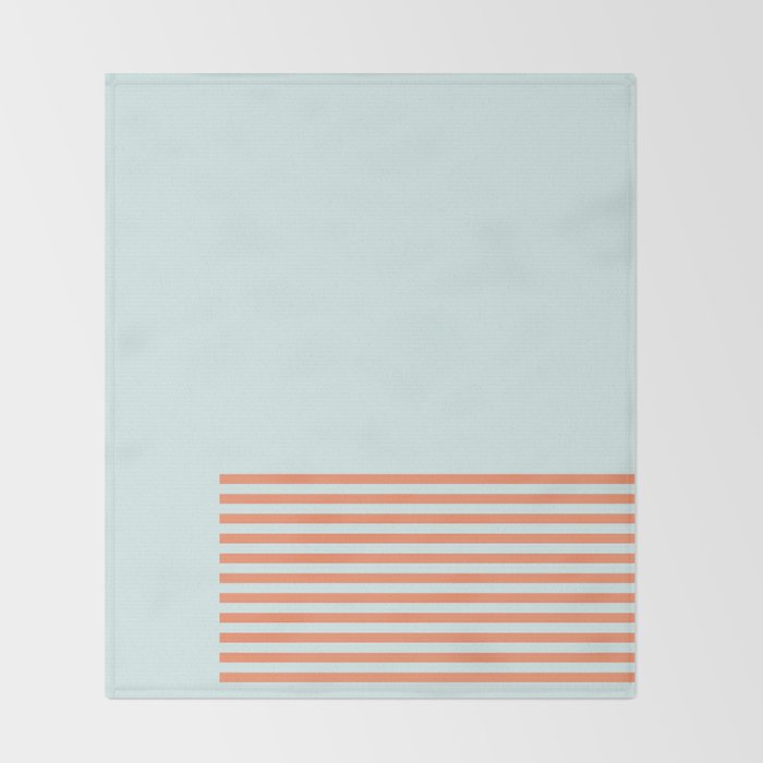 Beach Stripes Throw Blanket Gallery Image 2