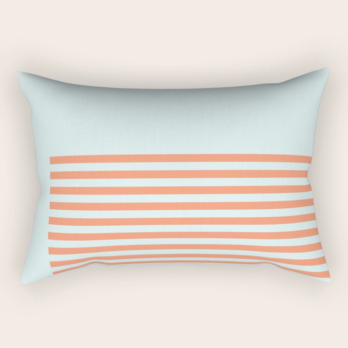 Beach Stripes Rectangular Pillow Gallery Image 2