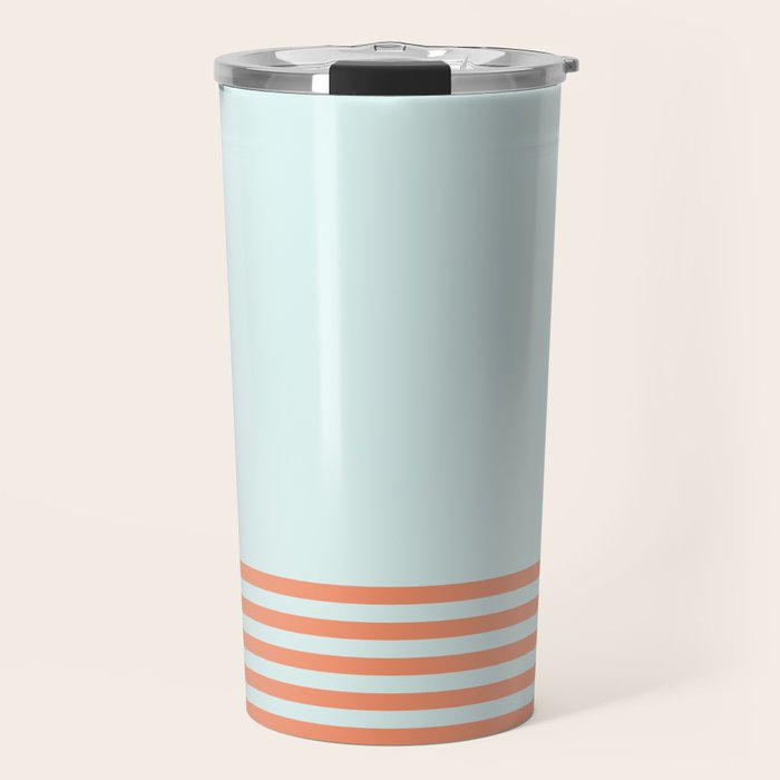 Beach Stripes Travel Mug Gallery Image 1