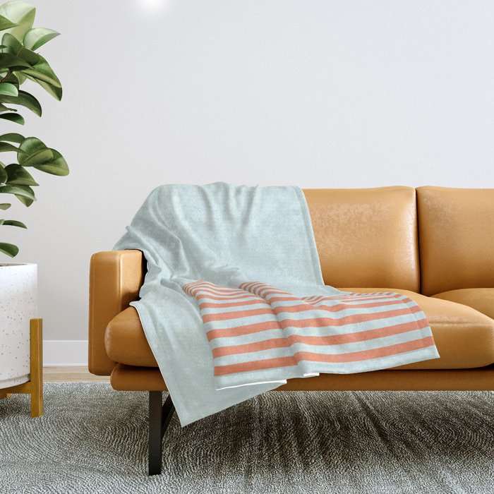 Beach Stripes Throw Blanket Gallery Image 1
