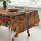 Hindu Krishna Tapestry Tablecloth Gallery Image 3