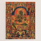Hindu Krishna Tapestry Jigsaw Puzzle Gallery Image 1