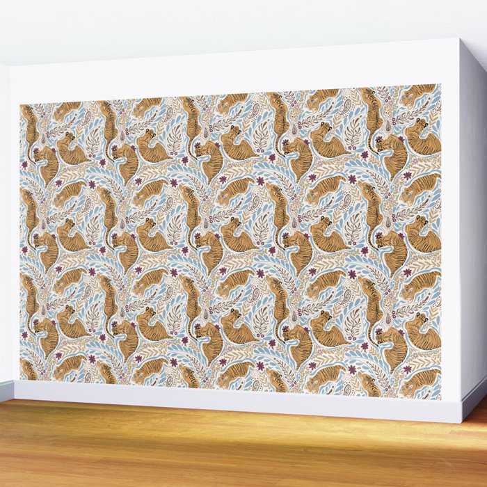 Roaring Floral Retreat Wall Mural Gallery Image 2