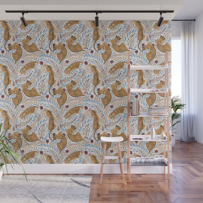 Roaring Floral Retreat Wall Mural Gallery Image 1