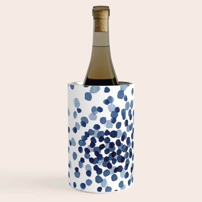 Explosion of Blue Confetti Wine Chiller Gallery Image 2