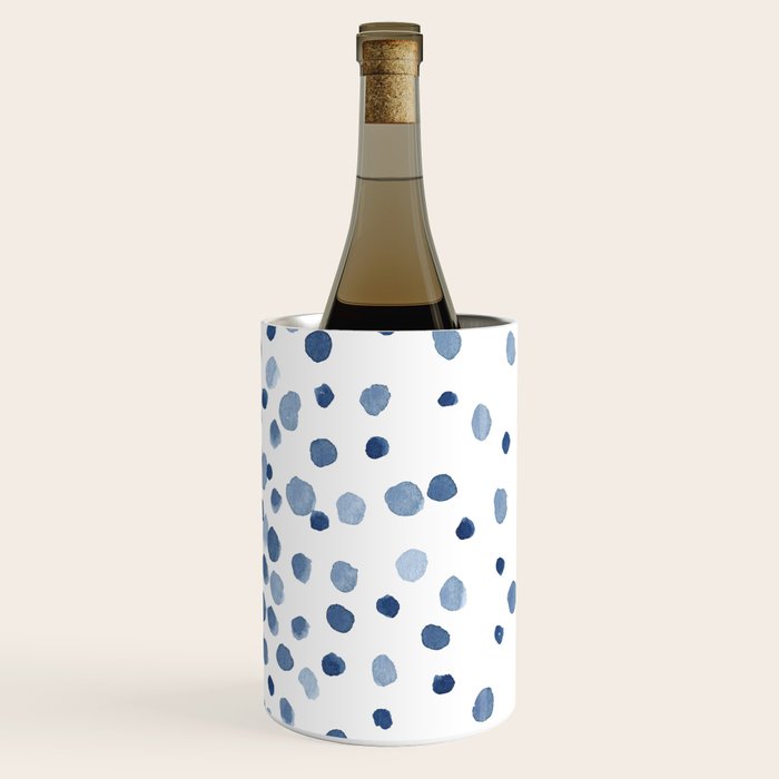 Explosion of Blue Confetti Wine Chiller Gallery Image 3