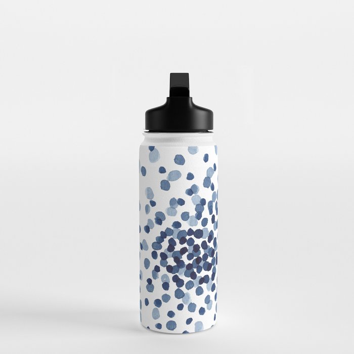 Explosion of Blue Confetti Water Bottle Gallery Image 3