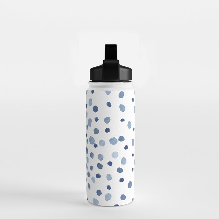 Explosion of Blue Confetti Water Bottle Gallery Image 2