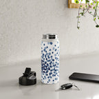 Explosion of Blue Confetti Water Bottle Gallery Image 4