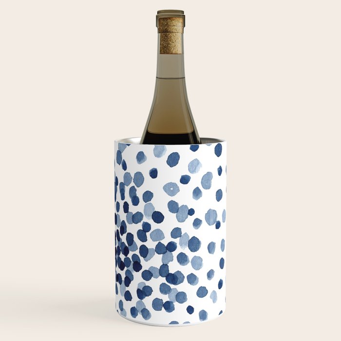 Explosion of Blue Confetti Wine Chiller Gallery Image 1