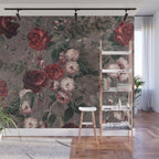 Roses in the Dark IV Wall Mural Gallery Image 1