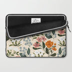 Wild Flowers ~ vol2.  vintage inspired botanical Laptop Sleeve Gallery Image 2