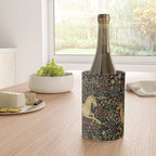 Medieval Unicorn Midnight Floral Garden Wine Chiller Gallery Image 4