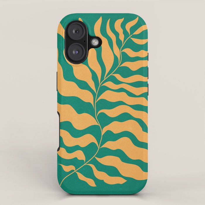 JAZZ FERNS 02 | Tropical Green & Casablanca Matisse Edition iPhone Case Gallery Image 1