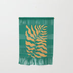 JAZZ FERNS 02 | Tropical Green & Casablanca Matisse Edition Wall Hanging Gallery Image 1
