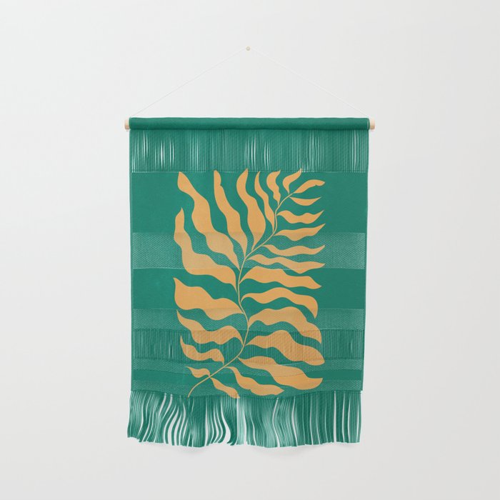 JAZZ FERNS 02 | Tropical Green & Casablanca Matisse Edition Wall Hanging Gallery Image 1