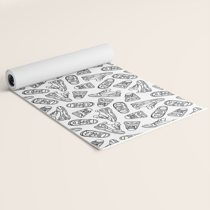 Sneakers // Black & White Yoga Mat Gallery Image 2