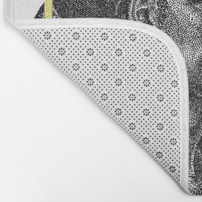 Perspectives NOODOOD painting (gold doesn't print shiny) Bath Mat Gallery Image 2