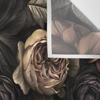 Nocturnal Botanica Moody Baroque Flowers Wall Tapestry Gallery Image 3