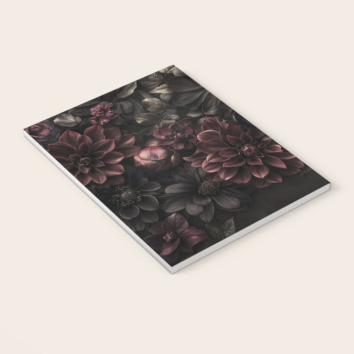 Nocturnal Botanica Moody Baroque Flowers Notebook Gallery Image 3
