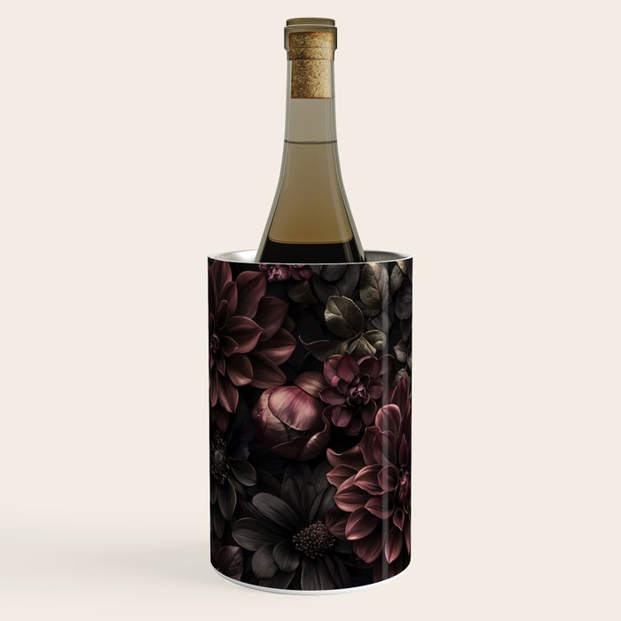 Nocturnal Botanica Moody Baroque Flowers Wine Chiller Gallery Image 2