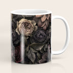 Nocturnal Botanica Moody Baroque Flowers Coffee Mug Gallery Image 1