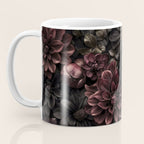 Nocturnal Botanica Moody Baroque Flowers Coffee Mug Gallery Image 3