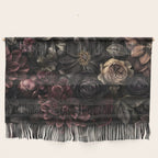 Nocturnal Botanica Moody Baroque Flowers Wall Hanging Gallery Image 1