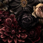 Nocturnal Botanica Moody Baroque Flowers Coffee Mug Gallery Image 2