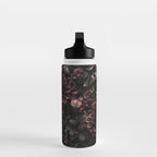 Nocturnal Botanica Moody Baroque Flowers Water Bottle Gallery Image 3