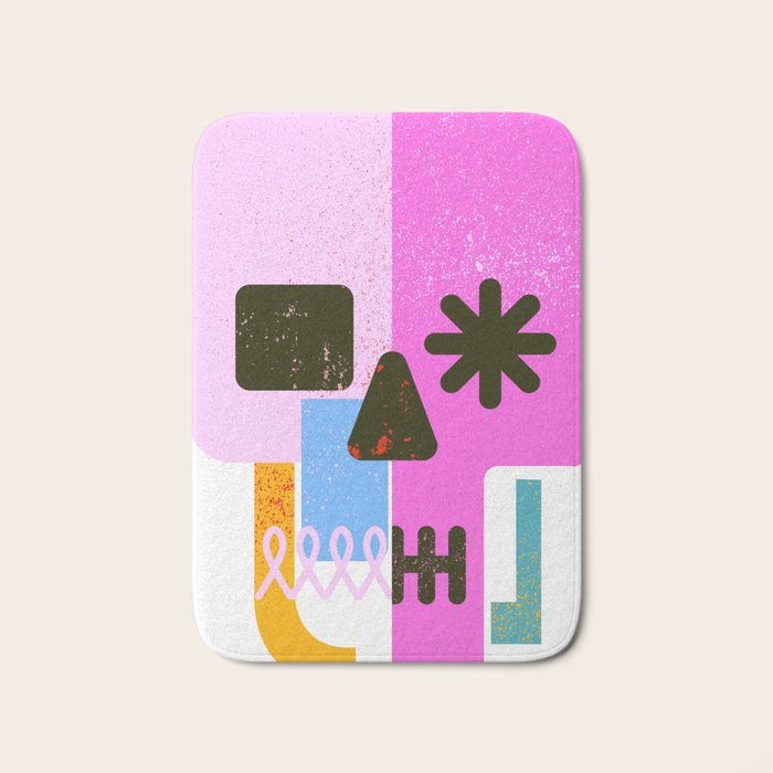 Encrypted Skull Bath Mat Gallery Image 1