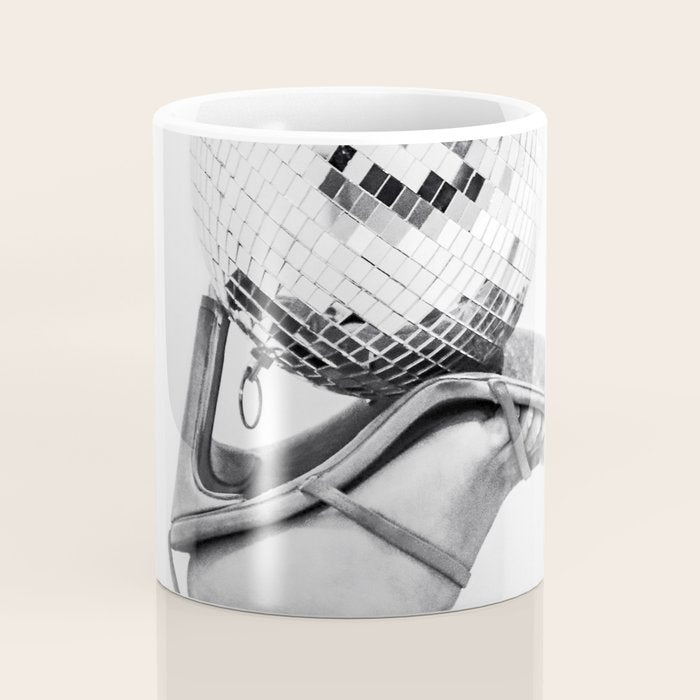 Disco Heels Trend Black White  Photo Art Coffee Mug Gallery Image 4
