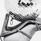 Disco Heels Trend Black White  Photo Art Coffee Mug Gallery Image 2