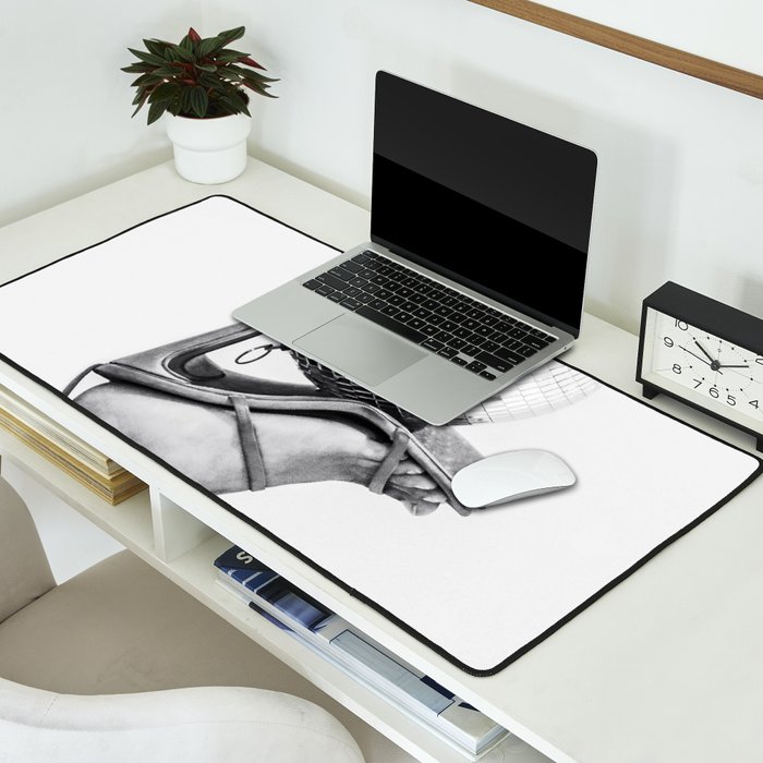 Disco Heels Trend Black White  Photo Art Desk Mat Gallery Image 2