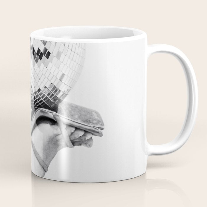 Disco Heels Trend Black White  Photo Art Coffee Mug Gallery Image 1