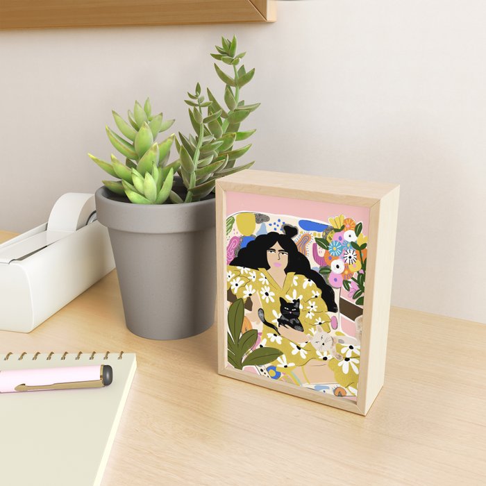 Life with cats Mini Art Print Gallery Image 2