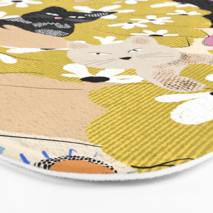 Life with cats Bath Mat Gallery Image 3
