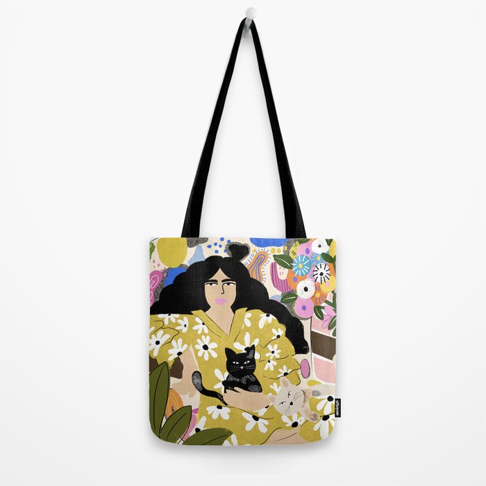 Life with cats Tote Bag Gallery Image 2