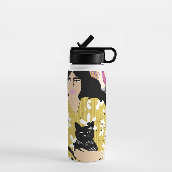 Life with cats Water Bottle Gallery Image 1