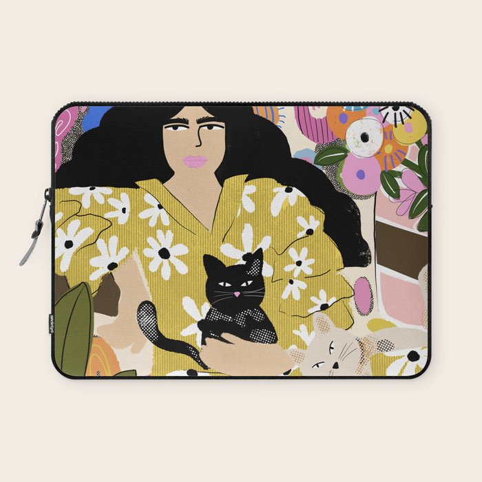 Life with cats Laptop Sleeve Gallery Image 1