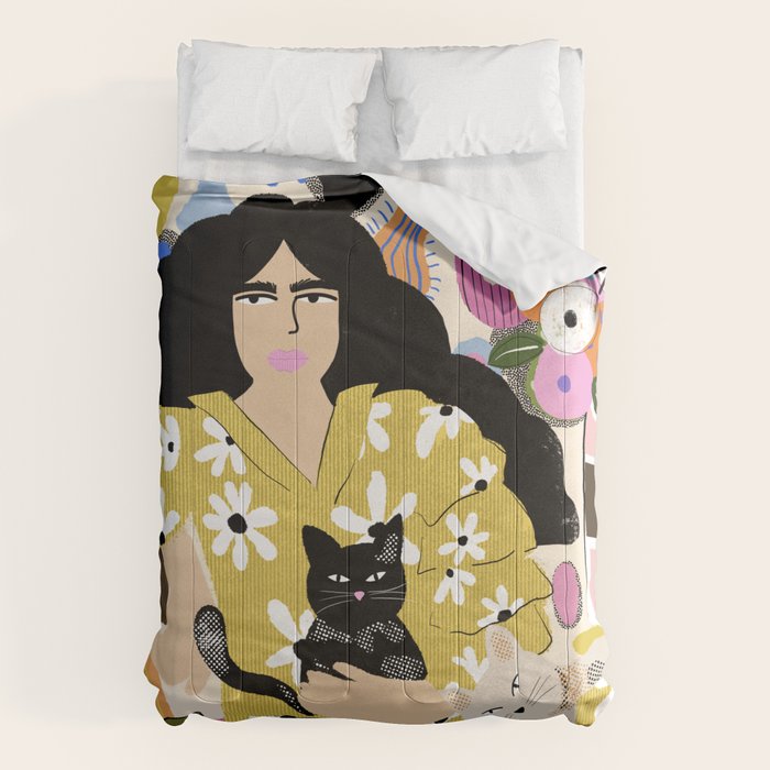 Life with cats Comforter Gallery Image 1
