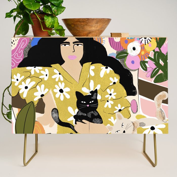 Life with cats Credenza Gallery Image 1