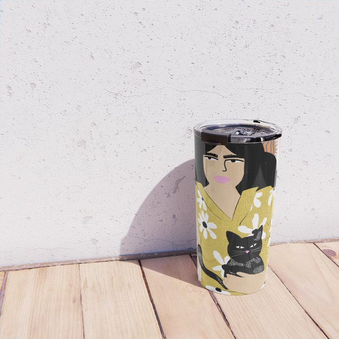 Life with cats Travel Mug Gallery Image 4